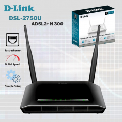 D-Link Modem Routeur Sans-Fil Wifi Adsl2+ N 300 Dsl-2750U Usb ...